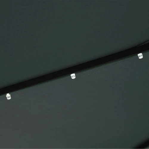 Outsunny Parasols Parasol Déporté Octogonal Parasol LED Inclinable Gris 6 Outsunny Parasols Parasol Déporté Octogonal Parasol LED Inclinable Gris – Image 4