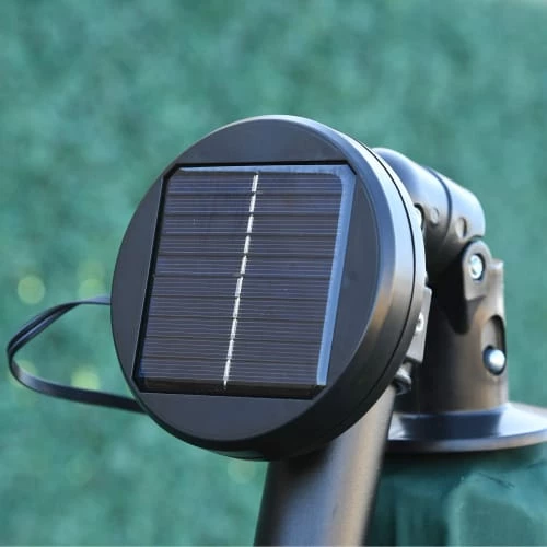 Outsunny Parasols Parasol Déporté Octogonal Parasol LED Inclinable Vert 7 Outsunny Parasols Parasol Déporté Octogonal Parasol LED Inclinable Vert – Image 5