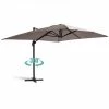Oviala Parasols Parasol Déporté Rectangle En Aluminium Taupe -Parasols Soldes Magasin parasol deporte rectangle en aluminium taupe