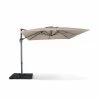 Alice's Garden Parasols Parasol Déporté Rectangulaire 3x4m Beige Excentré Inclinable -Parasols Soldes Magasin parasol deporte rectangulaire 3x4m beige excentre inclinable