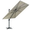 Ozalide Parasols Parasol Déporté Rectangulaire 4x3 M En Aluminium Lin -Parasols Soldes Magasin parasol deporte rectangulaire 4x3 m en aluminium lin
