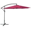 Happy Garden Parasols Parasol Déporté Rond 3,50m En Acier Et Toile Fuchsia -Parasols Soldes Magasin parasol deporte rond 3 50m en acier et toile fuchsia 1