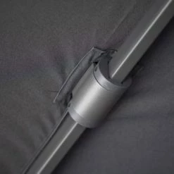 Platinum Parasols Parasol Déporté Rotatif 3x3m Double Inclinaison Faded Black (gris) -Parasols Soldes Magasin parasol deporte rotatif 3x3m double inclinaison faded black gris 4