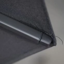 Platinum Parasols Parasol Déporté Rotatif 3x3m Double Inclinaison Faded Black (gris) -Parasols Soldes Magasin parasol deporte rotatif 3x3m double inclinaison faded black gris 5