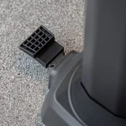 Platinum Parasols Parasol Déporté Rotatif 3x3m Double Inclinaison Manhattan (gris Clair) -Parasols Soldes Magasin parasol deporte rotatif 3x3m double inclinaison manhattan gris clair 4