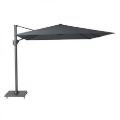 Platinum Parasols Parasol Déporté Rotatif 3x3m Simple Inclinaison Anthracite -Parasols Soldes Magasin parasol deporte rotatif 3x3m simple inclinaison anthracite 1