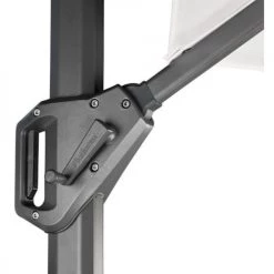 Platinum Parasols Parasol Déporté Rotatif 3x3m Simple Inclinaison Noir -Parasols Soldes Magasin parasol deporte rotatif 3x3m simple inclinaison noir 3