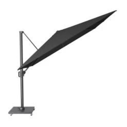 Platinum Parasols Parasol Déporté Rotatif 3x3m Simple Inclinaison Gris Clair -Parasols Soldes Magasin parasol deporte rotatif 3x3m simple inclinaison noir 6