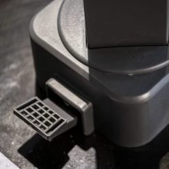 Platinum Parasols Parasol Déporté Rotatif 4x3m Structure Chêne Faded Black (gris) -Parasols Soldes Magasin parasol deporte rotatif 4x3m structure chene faded black gris 3