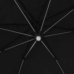 Avril Paris Parasols Parasol Déporté Rotatif Aluminium Avec LED 3x4m Antracite -Parasols Soldes Magasin parasol deporte rotatif aluminium avec led 3x4m antracite 3