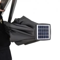 Avril Paris Parasols Parasol Déporté Rotatif Aluminium Avec LED 3x4m Antracite -Parasols Soldes Magasin parasol deporte rotatif aluminium avec led 3x4m antracite 4