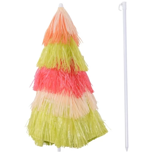 Homcom Parasols Parasol Design Hawaï Multicolore 7 Homcom Parasols Parasol Design Hawaï Multicolore – Image 5