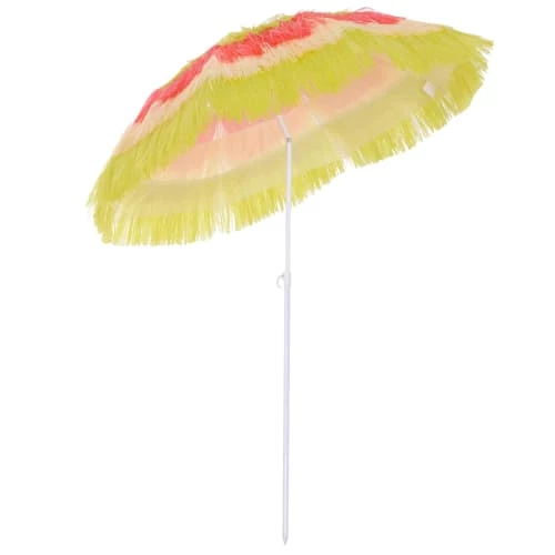 Homcom Parasols Parasol Design Hawaï Multicolore 3 Homcom Parasols Parasol Design Hawaï Multicolore