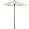 Outsunny Parasols Parasol Droit De Jardin Mât Alu Polyester Beige -Parasols Soldes Magasin parasol droit de jardin mat alu polyester beige