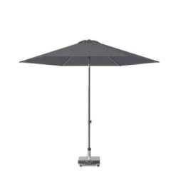Platinum Parasols Parasol Droit Diamètre 2,5m Gris Clair -Parasols Soldes Magasin parasol droit diametre 2 5m anthracite 4