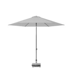 Platinum Parasols Parasol Droit Diamètre 2,5m Anthracite -Parasols Soldes Magasin parasol droit diametre 2 5m gris clair