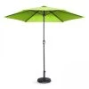 Oviala Parasols Parasol Droit En Aluminium Vert -Parasols Soldes Magasin parasol droit en aluminium vert 2