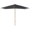 Outsunny Parasols Parasol Droit Rectangulaire Anthracite -Parasols Soldes Magasin parasol droit rectangulaire anthracite
