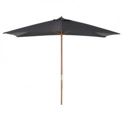 Outsunny Parasols Parasol Droit Rectangulaire Anthracite