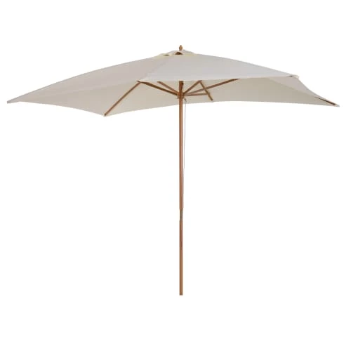 Outsunny Parasols Parasol Droit Rectangulaire Crème 3 Outsunny Parasols Parasol Droit Rectangulaire Crème