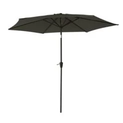 Happy Garden Parasols Parasol Droit Rond 2,70m En Aluminium Et Toile Rouge -Parasols Soldes Magasin parasol droit rond 2 70m en aluminium et toile grise 1