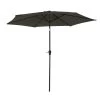 Happy Garden Parasols Parasol Droit Rond 2,70m En Aluminium Et Toile Grise -Parasols Soldes Magasin parasol droit rond 2 70m en aluminium et toile grise 3