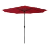 Happy Garden Parasols Parasol Droit Rond 3,30m En Aluminium Et Toile Rouge -Parasols Soldes Magasin parasol droit rond 3 30m en aluminium et toile rouge