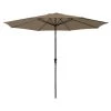 Happy Garden Parasols Parasol Droit Rond 3,30m En Aluminium Et Toile Taupe -Parasols Soldes Magasin parasol droit rond 3 30m en aluminium et toile taupe 2