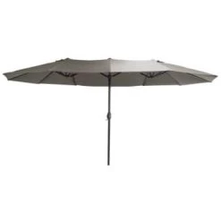 Proloisirs Parasols Parasol En Acier 4.5x2.7 M Ovale Taupe -Parasols Soldes Magasin parasol en acier 4 5x2 7 m ovale taupe 4