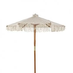Maisons Du Monde Parasols Parasol En Macramé Beige