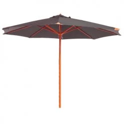 Gecko Jardin Parasols Parasol Gris En Bois 350 Cm
