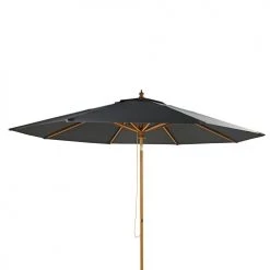Maisons Du Monde Parasols Parasol Inclinable En Aluminium Toile Gris Anthracite 3x3M