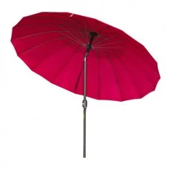 Outsunny Parasols Parasol Inclinable Rond Bordeaux