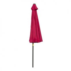 Outsunny Parasols Parasol Inclinable Rond Bordeaux -Parasols Soldes Magasin parasol inclinable rond bordeaux 3