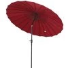 Outsunny Parasols Parasol Inclinable Rond Rouge 1 Outsunny Parasols Parasol Inclinable Rond Rouge -Parasols Soldes Magasin parasol inclinable rond rouge