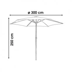 Forn Parasols Parasol Inclinable Sable En Polyester -Parasols Soldes Magasin parasol inclinable sable en polyester 3