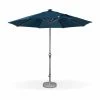 Alice's Garden Parasols Parasol Led D 2,7m Helios Bleu Canard, Mât Central, Lumière Intégrée -Parasols Soldes Magasin parasol led d 2 7m helios bleu canard mat central lumiere integree