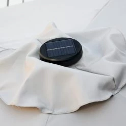 Outsunny Parasols Parasol Lumineux Hexagonal Inclinable Parasol LED Gris 12 Outsunny Parasols Parasol Lumineux Hexagonal Inclinable Parasol LED Gris -Parasols Soldes Magasin parasol lumineux hexagonal inclinable parasol led gris 4