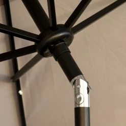 Outsunny Parasols Parasol Lumineux Hexagonal Inclinable Parasol LED Gris 13 Outsunny Parasols Parasol Lumineux Hexagonal Inclinable Parasol LED Gris -Parasols Soldes Magasin parasol lumineux hexagonal inclinable parasol led gris 5