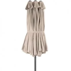 Tectake Parasols Parasol SILIA En Aluminium 460 X 270 Cm Réglable En Hauteur Beige -Parasols Soldes Magasin parasol silia en aluminium 460 x 270 cm reglable en hauteur beige 2