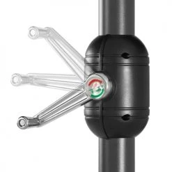 Tectake Parasols Parasol SILIA En Aluminium 460 X 270 Cm Réglable En Hauteur Vert -Parasols Soldes Magasin parasol silia en aluminium 460 x 270 cm reglable en hauteur vert 4