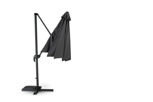 Kerama Parasols Parasol Suspendu Anthracite Avec Structure Tissée Gris 2,5×2,5m 8 Kerama Parasols Parasol Suspendu Anthracite Avec Structure Tissée Gris 2,5×2,5m – Image 6