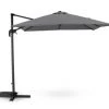 Kerama Parasols Parasol Suspendu Anthracite Avec Structure Tissée Gris Clair 2,5×2,5m -Parasols Soldes Magasin parasol suspendu anthracite avec structure tissee gris clair 2 5 2 5m