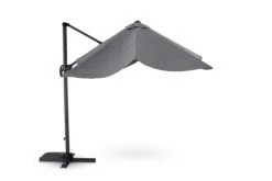 Kerama Parasols Parasol Suspendu Anthracite Avec Structure Tissée Gris Clair 2,5×2,5m -Parasols Soldes Magasin parasol suspendu anthracite avec structure tissee gris clair 2 5 2 5m 2