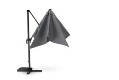 Kerama Parasols Parasol Suspendu Anthracite Avec Structure Tissée Gris Clair 2,5×2,5m -Parasols Soldes Magasin parasol suspendu anthracite avec structure tissee gris clair 2 5 2 5m 4
