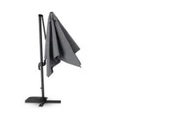 Kerama Parasols Parasol Suspendu Anthracite Avec Structure Tissée Gris Clair 2,5×2,5m -Parasols Soldes Magasin parasol suspendu anthracite avec structure tissee gris clair 2 5 2 5m 5