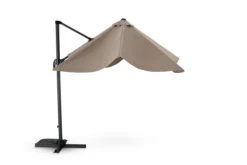 Kerama Parasols Parasol Suspendu Anthracite Avec Structure Tissée Marron 2,5×2,5m -Parasols Soldes Magasin parasol suspendu anthracite avec structure tissee marron 2 5 2 5m 2