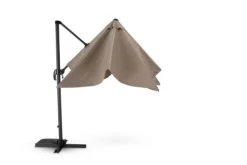 Kerama Parasols Parasol Suspendu Anthracite Avec Structure Tissée Marron 2,5×2,5m -Parasols Soldes Magasin parasol suspendu anthracite avec structure tissee marron 2 5 2 5m 3