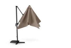 Kerama Parasols Parasol Suspendu Anthracite Avec Structure Tissée Marron 2,5×2,5m -Parasols Soldes Magasin parasol suspendu anthracite avec structure tissee marron 2 5 2 5m 5