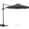 Kerama Parasols Parasol Suspendu Structure Et Tissu Gris Anthracite 3m De Diamètre -Parasols Soldes Magasin parasol suspendu structure et tissu gris anthracite 3m de diametre